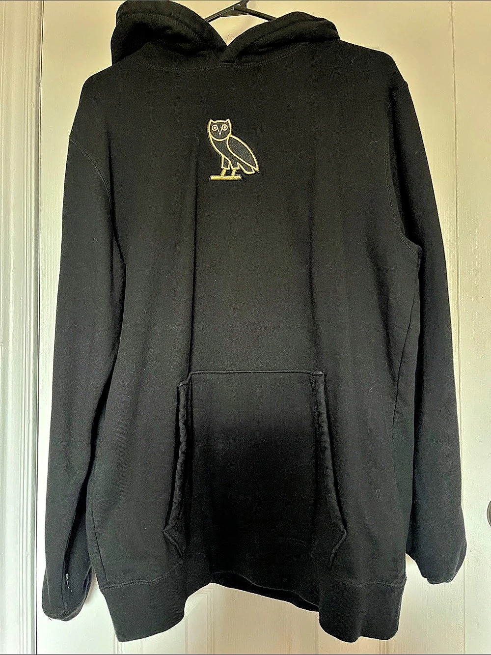 OVO Owl Logo Hoodie in Black Large